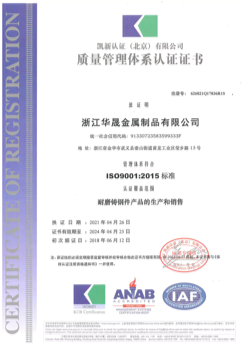 ISO9001:2015 CN