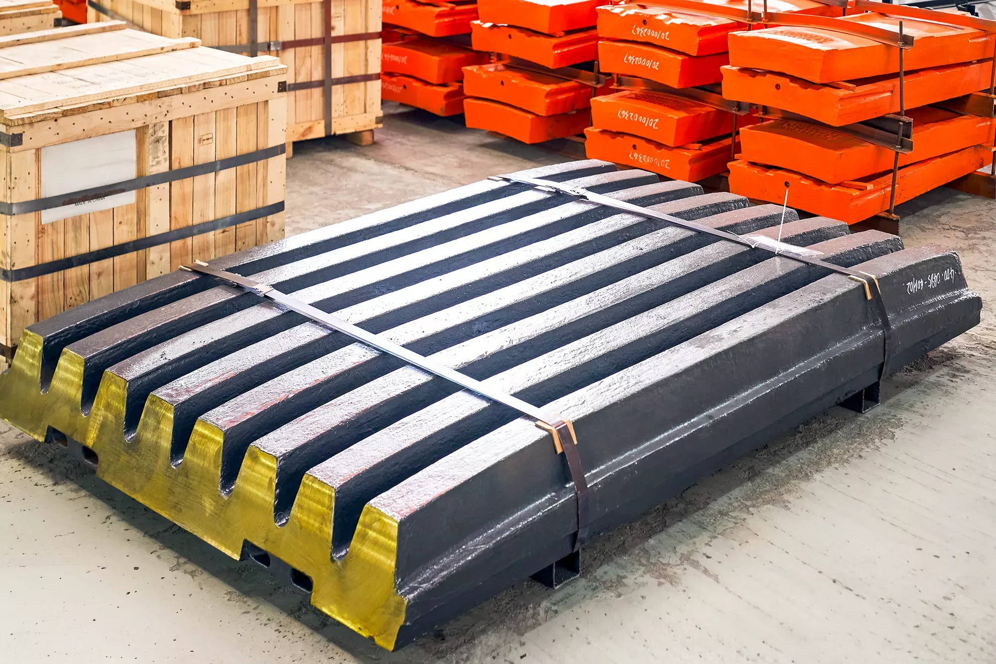 Jaw Crusher Parts Sharp Teeth Coarse Corrugated 3